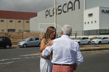 Acto de descubrimiento de la placa de la calle de Farmacéutico Francisco Artiles Betancor (Foto TA)
